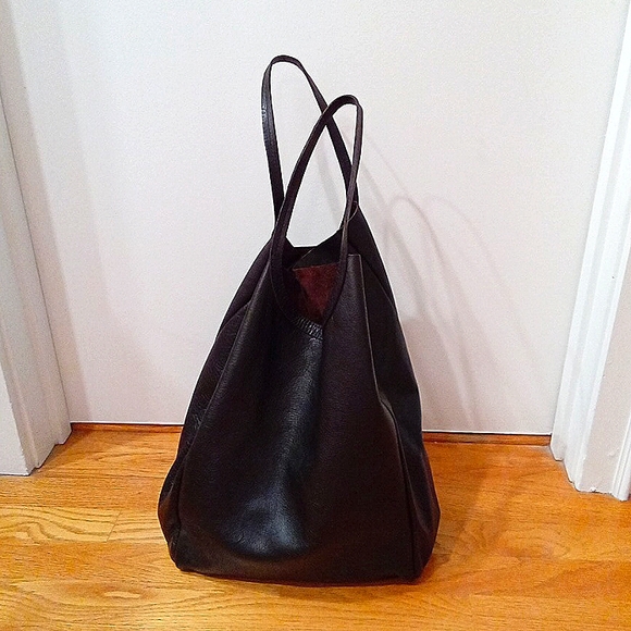 NEW! Anthropologie for Jo Leather Bucket/Tote Bag. - Picture 7 of 8